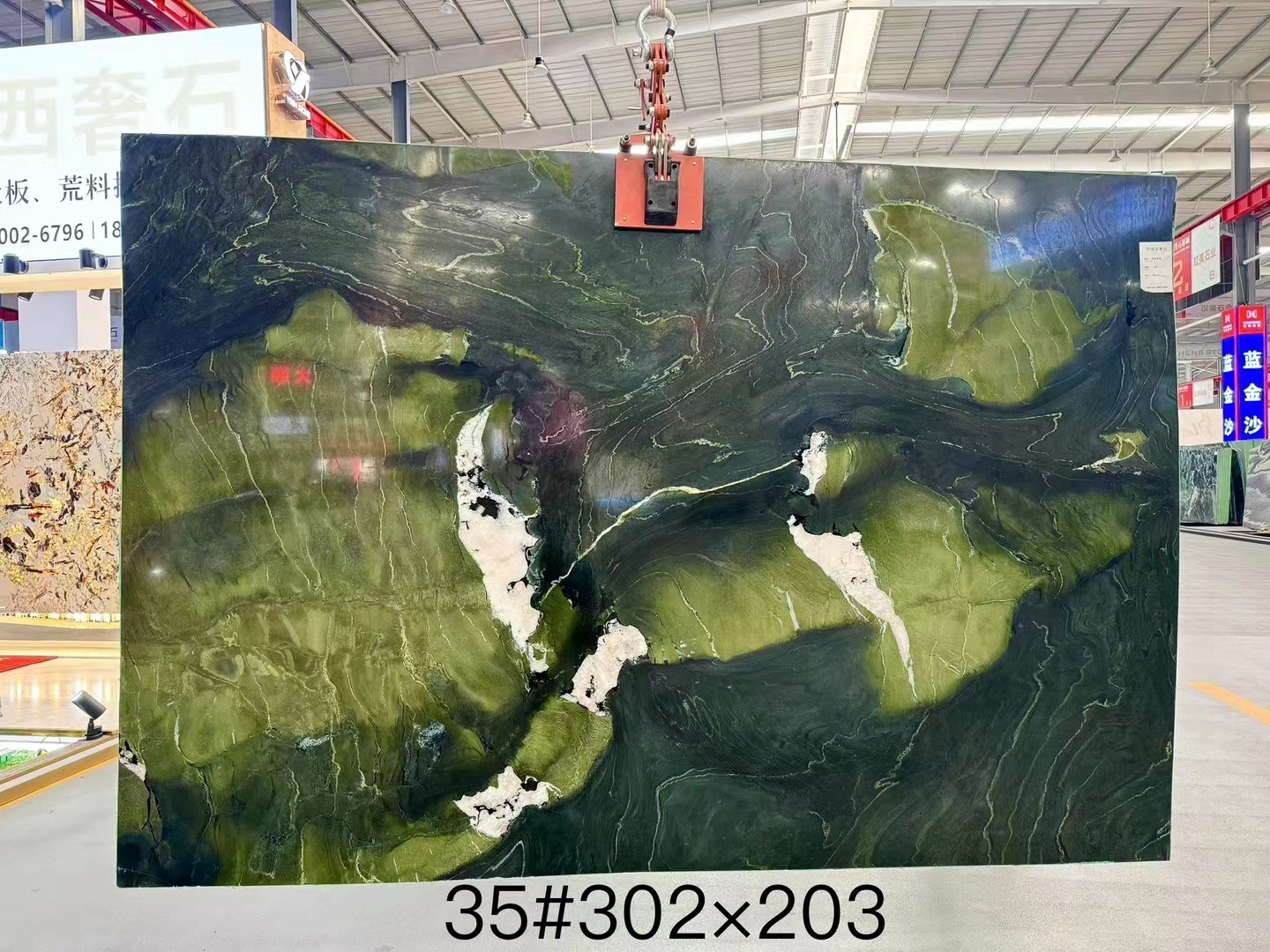 Avocado green marble